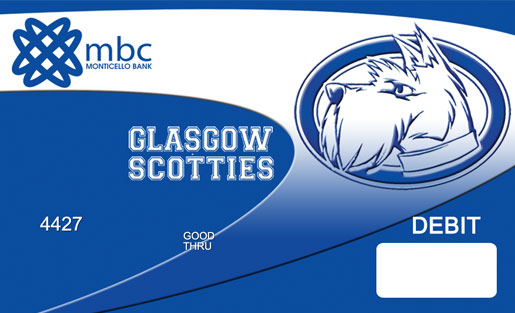 Glasgow Scotties debit card