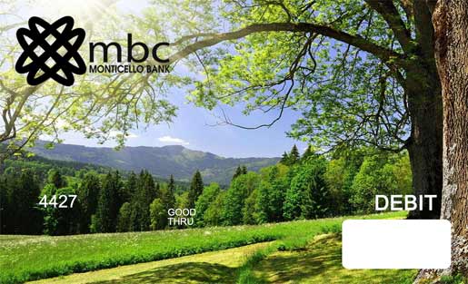 Tree debit card