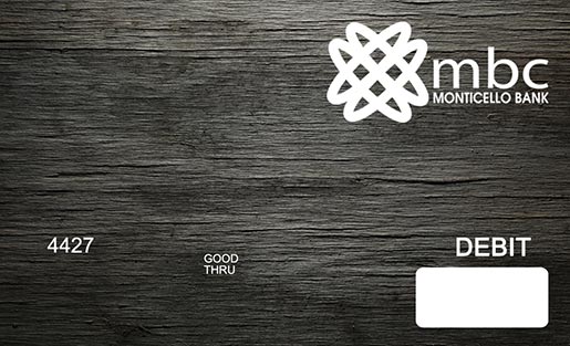 wood debit card