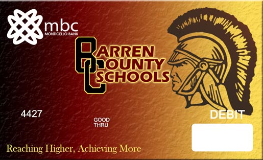 Barren County Trojans debit card