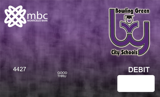 Bowling Green city debit card