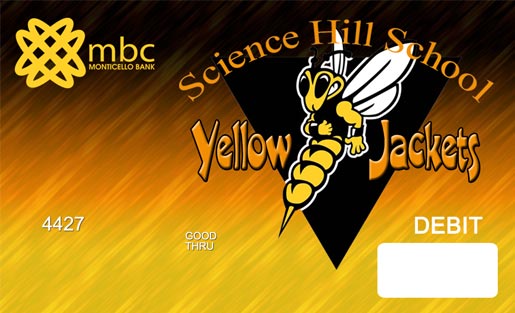 Science Hill Yellow Jacket debit card